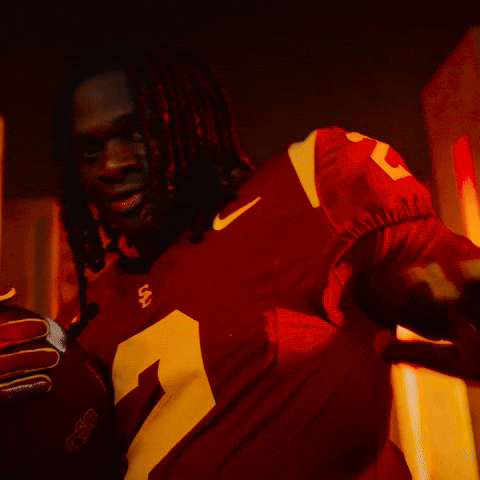 Football Jordan GIF by USC Trojans