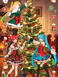 Hatsune Miku Christmas GIF
