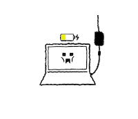 Laptop Help Sticker
