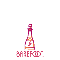 BarefootWineUK party celebration celebrate cheers Sticker