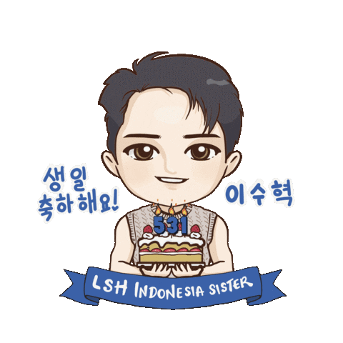 Happy Birthday Model Sticker