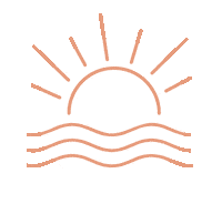 thefearlesschase beach palm tree beachy vibes the fearless chase Sticker