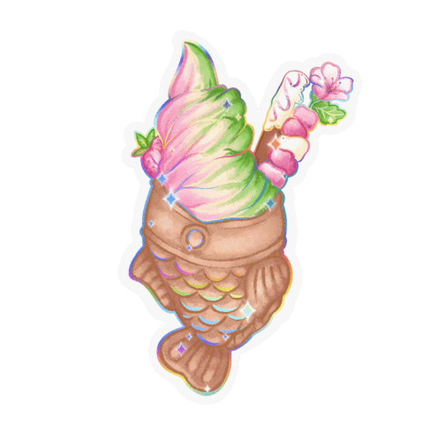 JuiceBoxGraphics food kawaii flower sweet Sticker