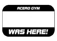 Fitness Workout Sticker by Acero Training Series
