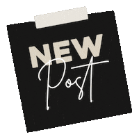 New Post Upload Sticker