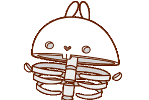 Shocked Freak Out Sticker by Molang