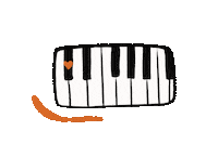 Sticker Piano Sticker