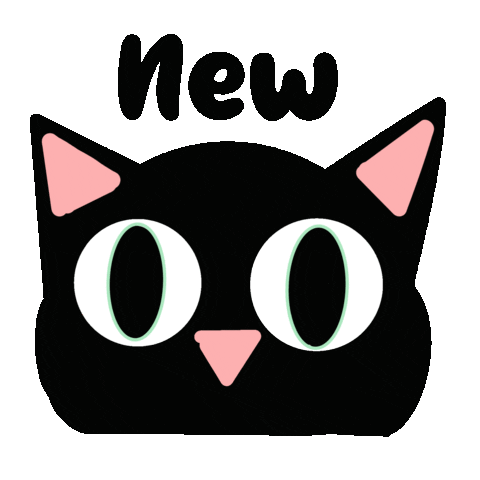 Black Cat News Sticker
