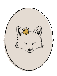 The Fox M Sticker by The Fox Mercantile