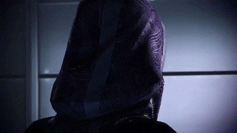 Glaring Look Back GIF by Mass Effect