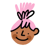 Happy Hair Day Sticker