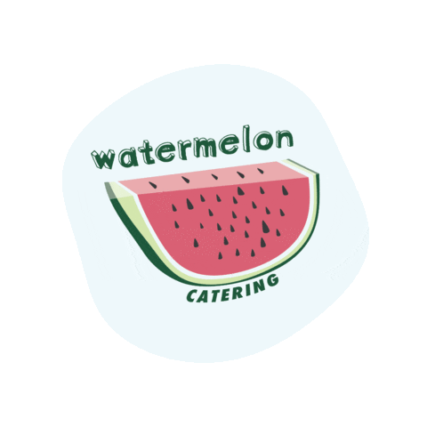 WatermelonCatering giphyupload watermelon watermelon catering watermeloncatering Sticker