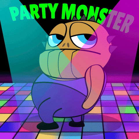 PlayLoveMonster giphyupload love party dancing GIF