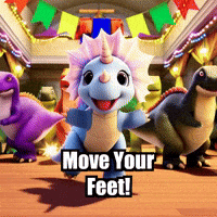Move Your Feet Dance GIF by Divineasaur
