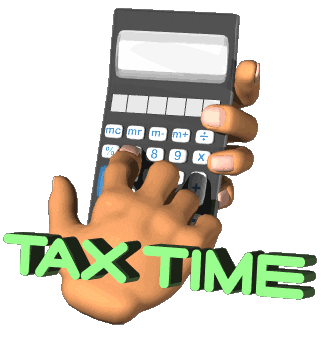 3D Taxes Sticker
