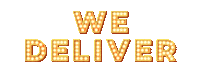 We Deliver Sticker by LUIGIA - The Best of Italy