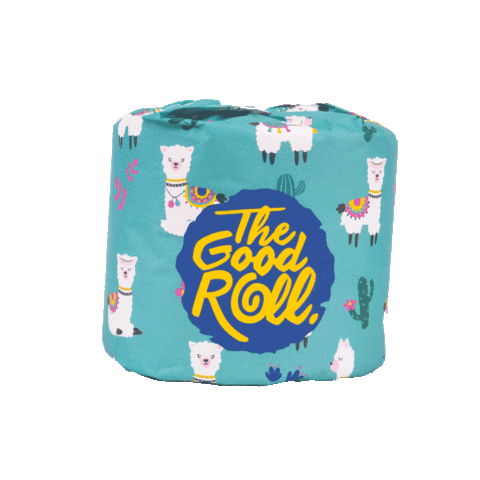 Toilet Paper Happiness Sticker by The Good Roll