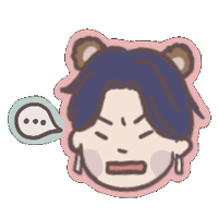 Oscar Bear Sticker