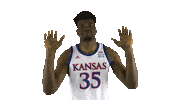Pump Up Ku Sticker by Kansas Athletics