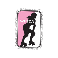 wftdarollerderby rollerderby wftda Sticker