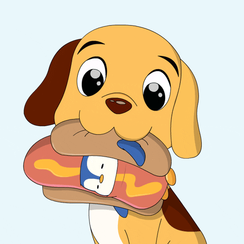 Hot Dog GIF by Pudgy Penguins
