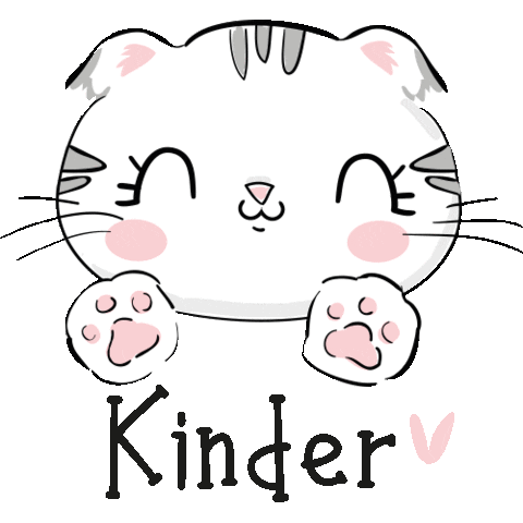 MONAMIDESIGN giphyupload kinder catlover lovecat Sticker