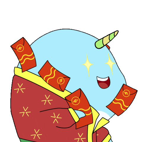 Eat Happy New Year Sticker by Chubbiverse