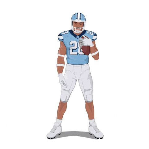 Tar Heels Football GIF by Panini America