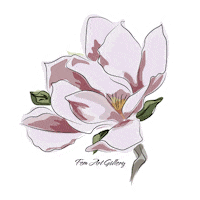 Pink Flower Sticker