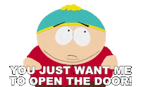 Open Door Cartman Sticker by South Park