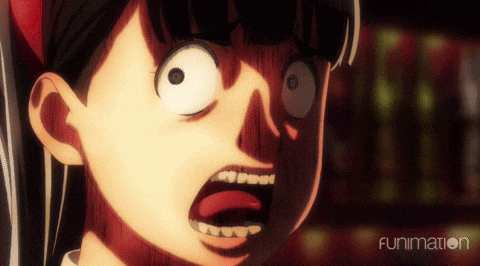 Shocked Scared GIF by Funimation