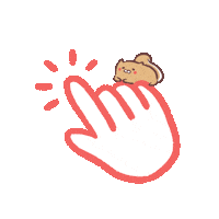 Hand Click Sticker