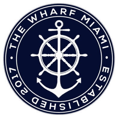 the wharf miami Sticker