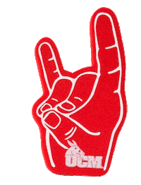 Foam Finger Mules Sticker by University of Central Missouri