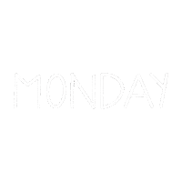 Monday Lunes Sticker