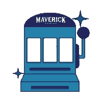 Slot Machine Follow Sticker by Maverick Gaming
