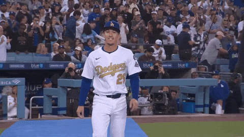 Los Angeles Dodgers Sport GIF by MLB