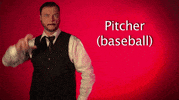 sign language pitcher GIF by Sign with Robert