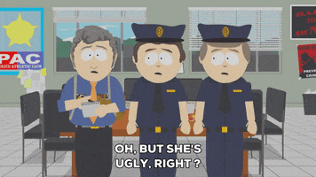confused cops GIF by South Park 