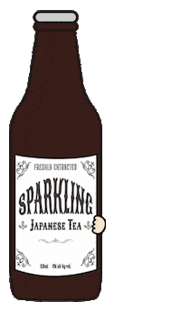 Sparkling Japanese Tea Sticker by Entowa's