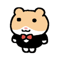 Hamster Hello Sticker