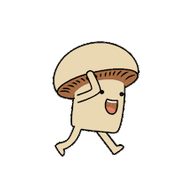walking Sticker by mushroommovie