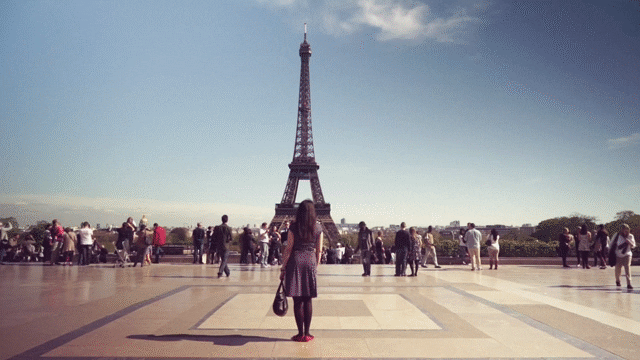 paris traveling GIF