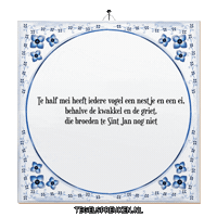 Sint Jan Wijsheid Sticker by Tegelspreuken.nl