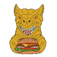 Dragon Burger Sticker by Dungeons & Dragons: Honor Among Thieves