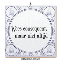 Nl Reflectie Sticker by Tegelspreuken.nl