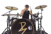 powerstatemusic rock drums siemens robby Sticker