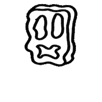 Facemelt Sticker by Robotron Skateboards