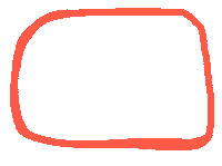 Orange Circle Sticker