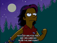 bart simpson running GIF